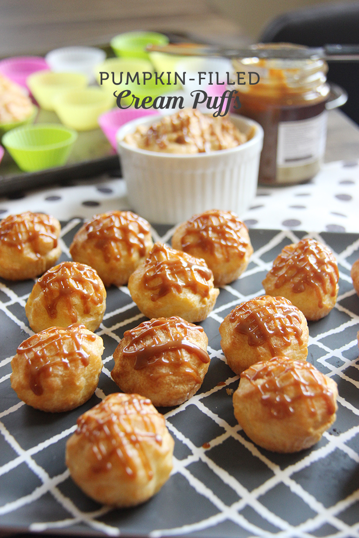 Pumpkin-filled Cream Puffs