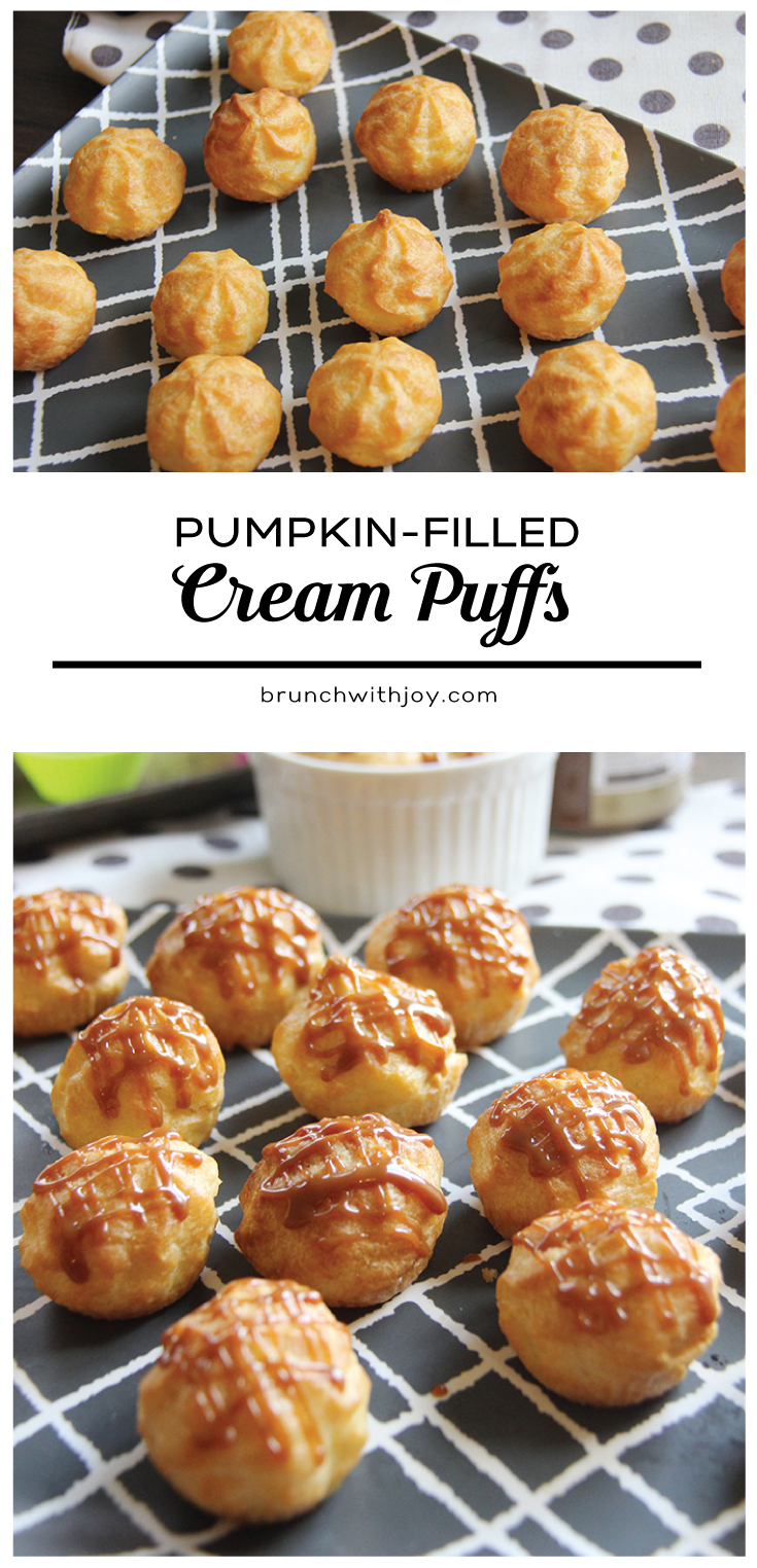 Pumpkin-filled Cream Puffs