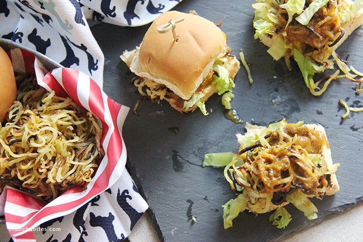 Beef Rendang Poutine Burger