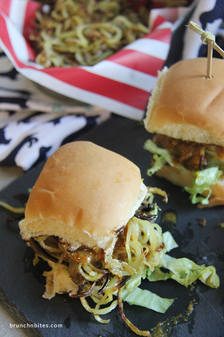 Beef Rendang Poutine Burger