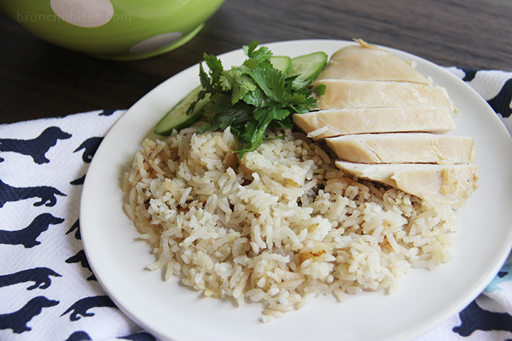 Rice Cooker Hainanese Chicken Rice