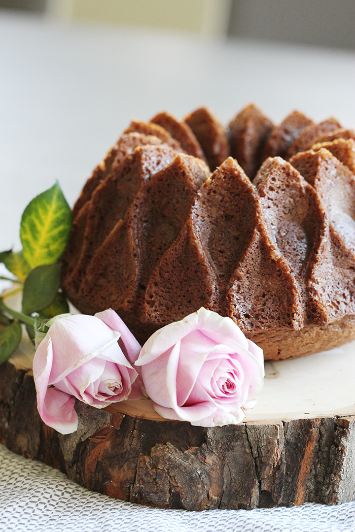Dark Chocolate Red Wine Bundt Cake BrunchnBites