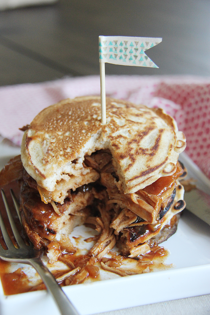 Pulled Pork Pancakes