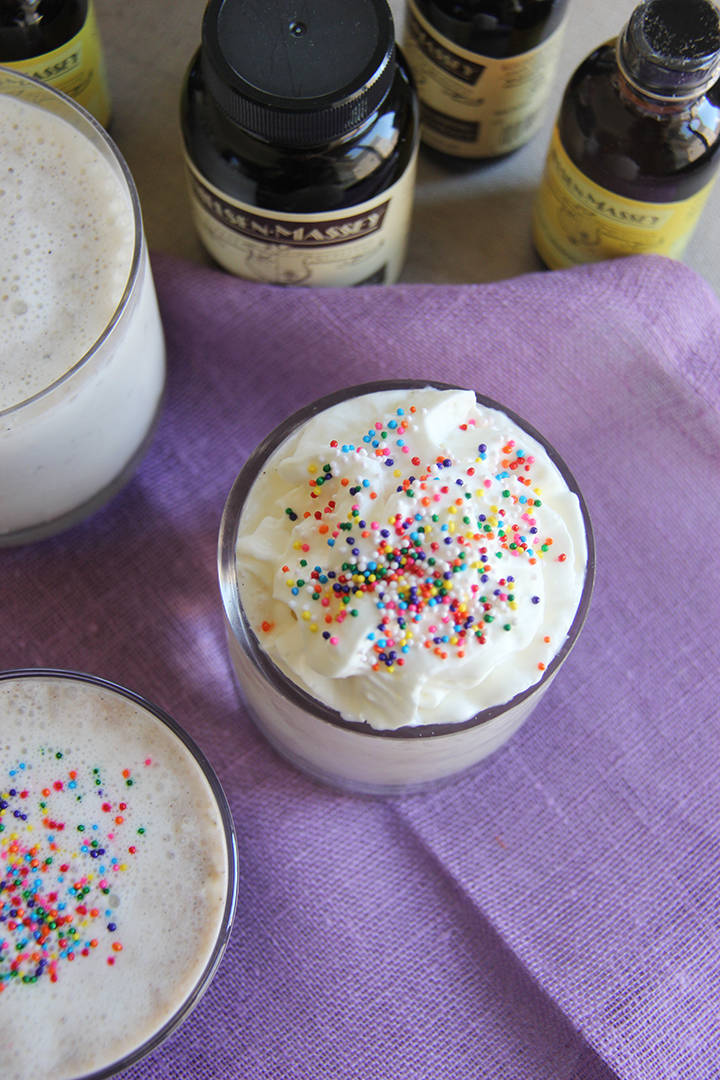 Roasted Banana Bourbon Milkshake | www.brunchnbites.com