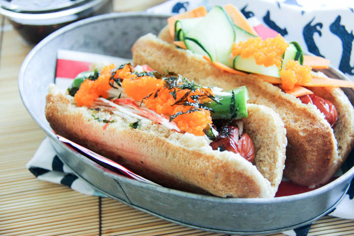 Spicy Shishito Hotdog | www.brunchnbites.com