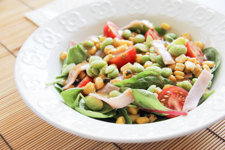 Roasted Corn Miso Salad | www.brunchnbites.com