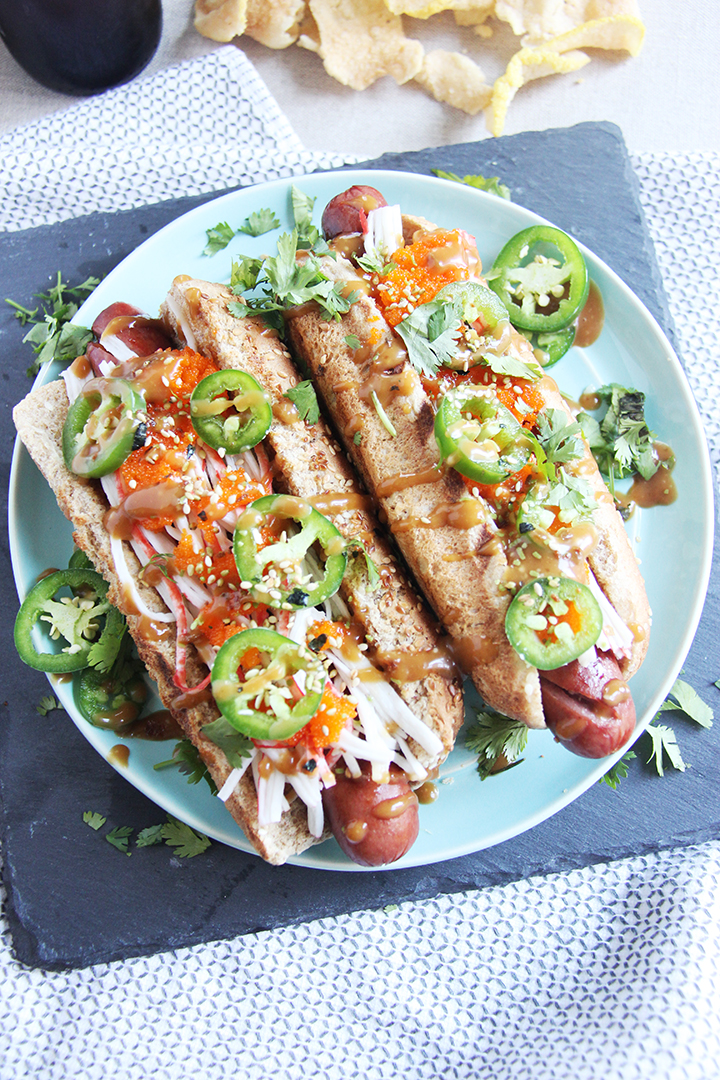 Spicy Shishito Hotdog | www.brunchnbites.com