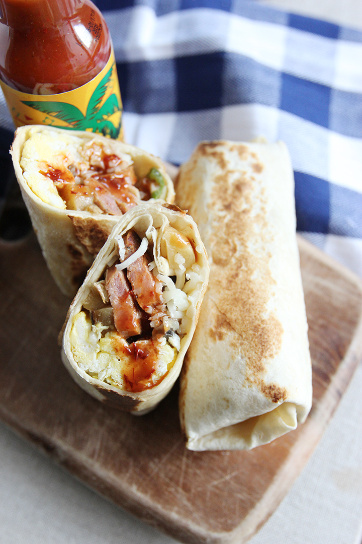 Hearty, tasty, and freezer-friendly breakfast burrito. An easy and delicious spin on the usual breakfast routine and a great solution to morning craziness! 