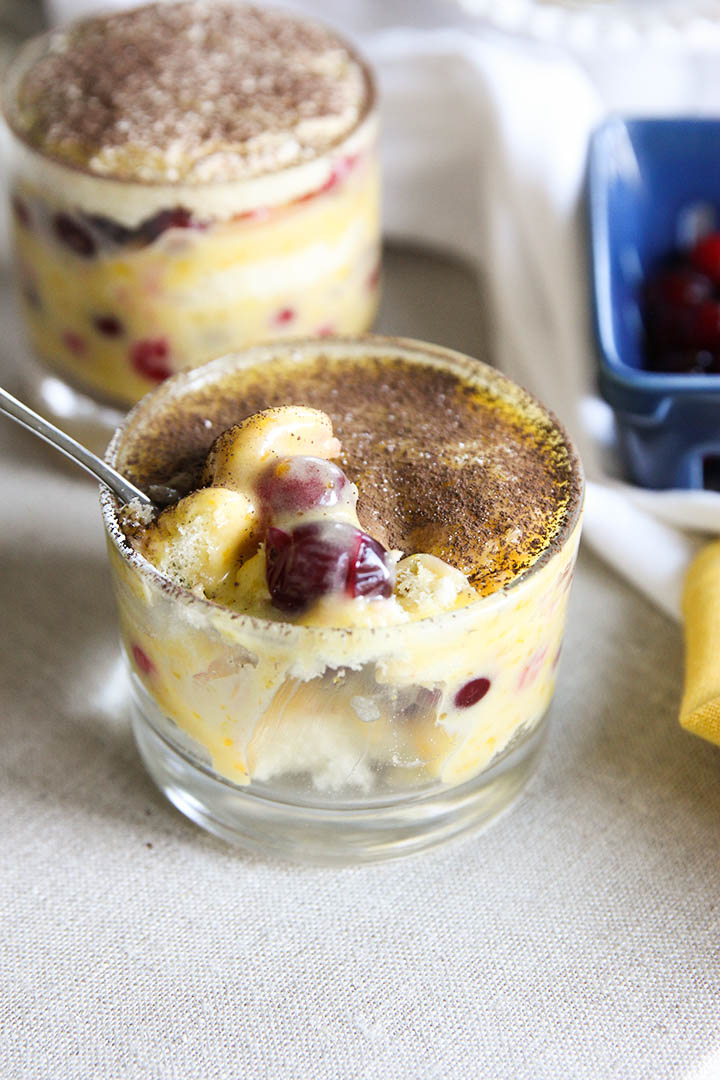 If you are looking for something to impress your guests this holiday, this Cranberry Tiramisu is the answer. Sweet lady fingers layered with fresh cranberries and mascarpone-custard!