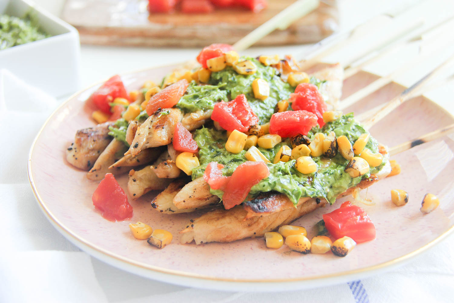 Grilled Chicken with Green Salsa | www.brunchnbites.com