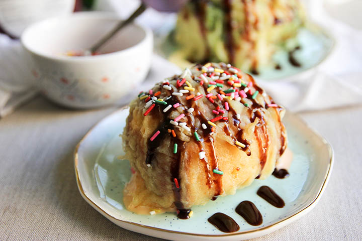 Tempura Fried Ice Cream | www.brunchnbites.com