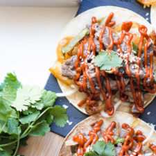 Slow Cooker Beef Tacos or Bulgogi Tacos are packed with flavor, no messy cleanup, and zero effort! Seriously, it doesn't get easier than that! And the best part, you can make it in a slow cooker or on a grill.