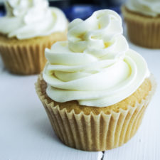 Vegan Vanilla Cupcakes. 1 Bowl and less than 1 hour. And with just a few, basic ingredients needed, these cupcakes could not be easier to make. They’re so delicious you’d never be able to tell they’re vegan.
