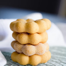 Mochi Donut. These are super delicious and highly addictive! For those of you yet to be introduced to mochi, allow me to lead you to this new journey that will make your taste buds dance.
