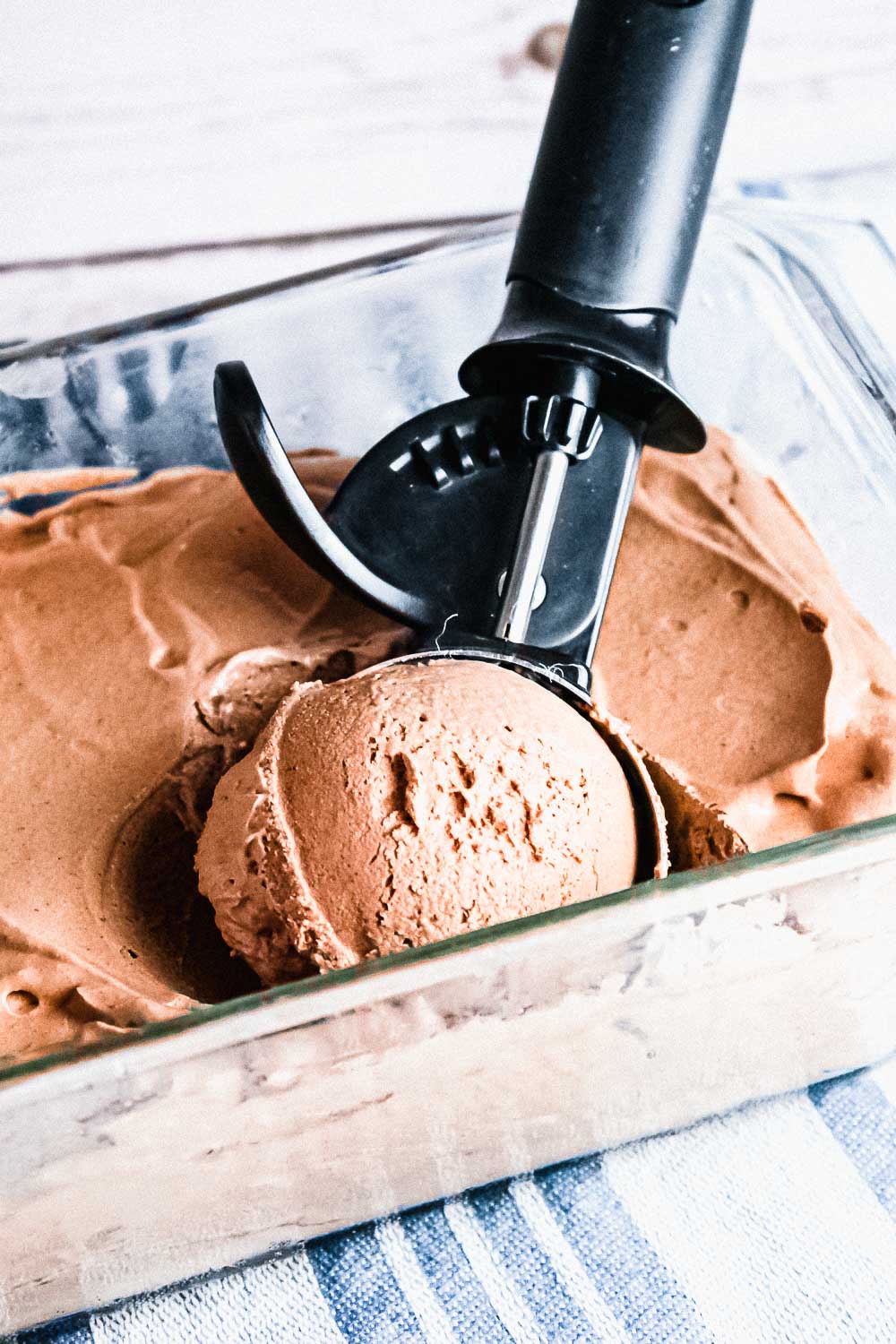Easy 3 Ingredient Chocolate Ice Cream Recipe No Churn