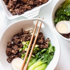 Taiwanese Meat Sauce Lu Rou Fan Recipe Comfort Food At Its Best