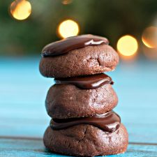 Chocolate Ganache Cookies make a delicious treat. Seriously fudgy, rich and the most decadent chocolate cookies. It’s what a chocaholic’s dreams are made of.