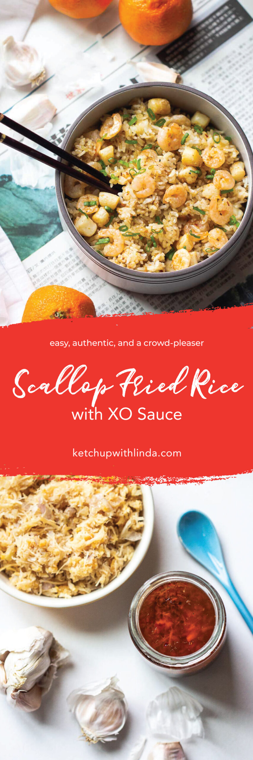 Learn how to make this Scallop Fried Rice with XO sauce