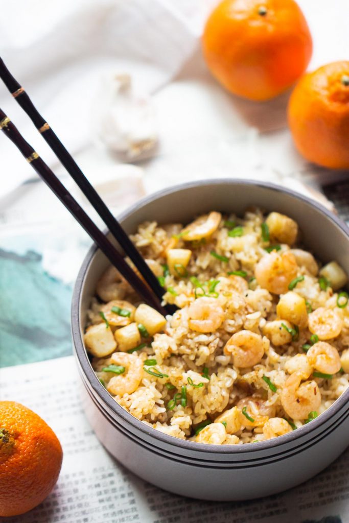 Learn how to make this Scallop Fried Rice with XO sauce