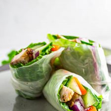 Vegetable Spring Rolls - Cilantro and Citronella