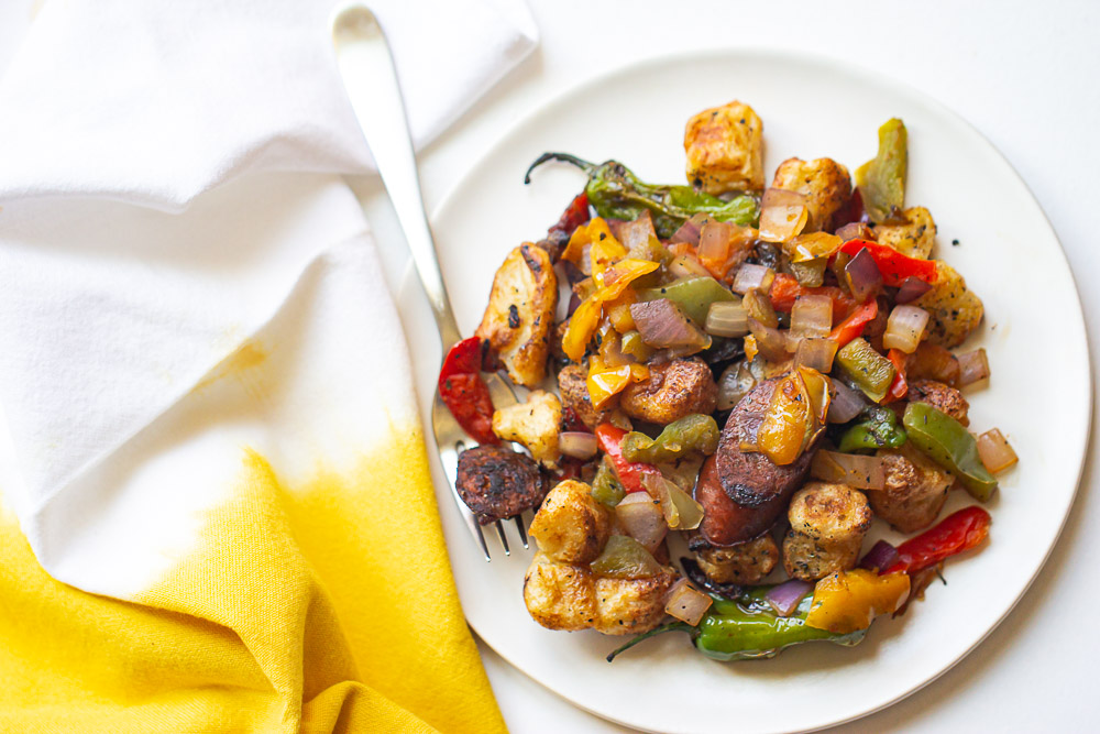 This Breakfast Gnocchi is what a hug from a long lost friend would be like. Cook all in one pan and the perfect no-hassle meal is ready for breakfast, lunch, or dinner.