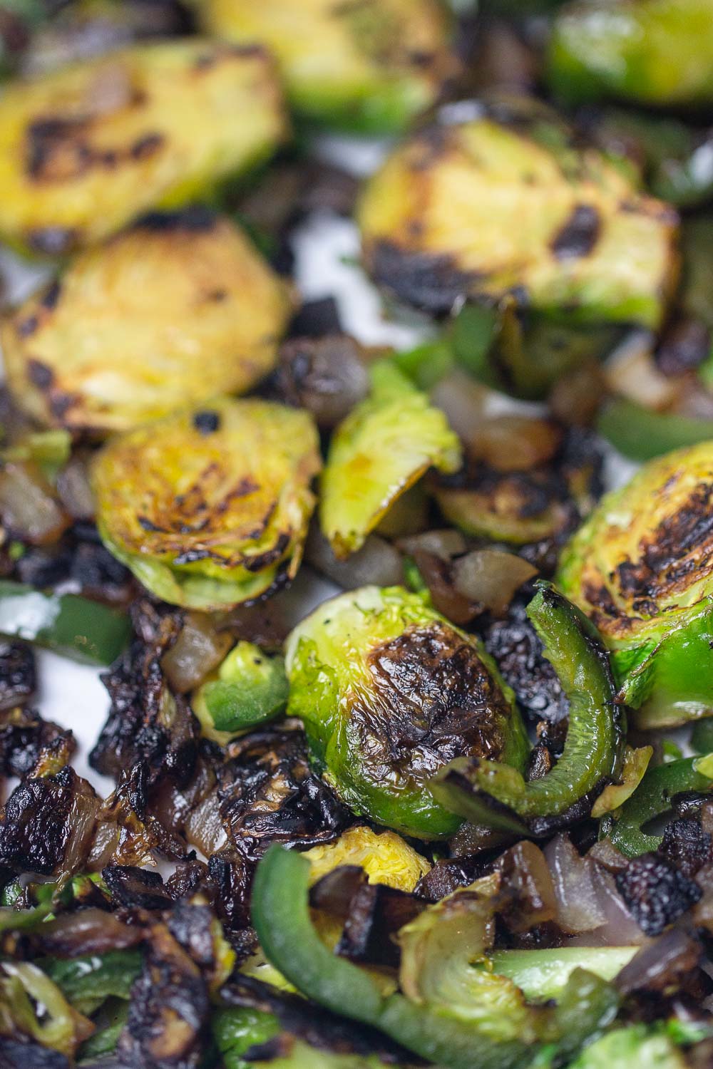 Roasted Brussels Sprouts with Wasabi Mustard Ketchup with Linda