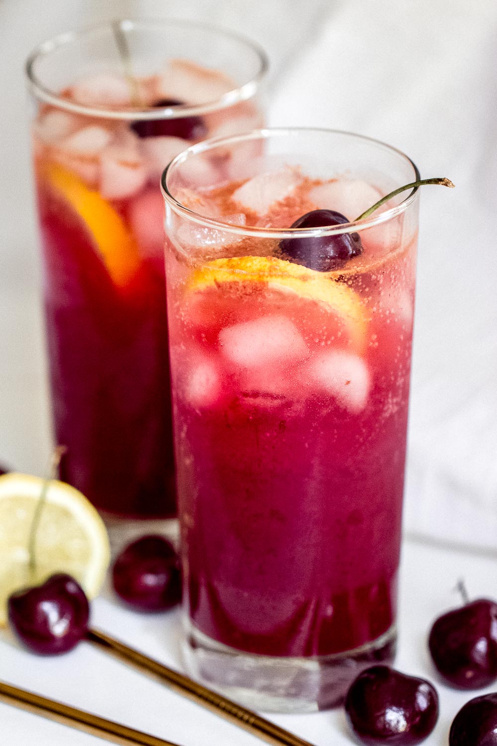 There’s nothing like a big glass of thirst-quenching Sparkling Cherry Lemonade on a hot summer’s day. Easy to make and so refreshing. Best of all, it's a non-alcoholic drink. So it's perfect for kids too!