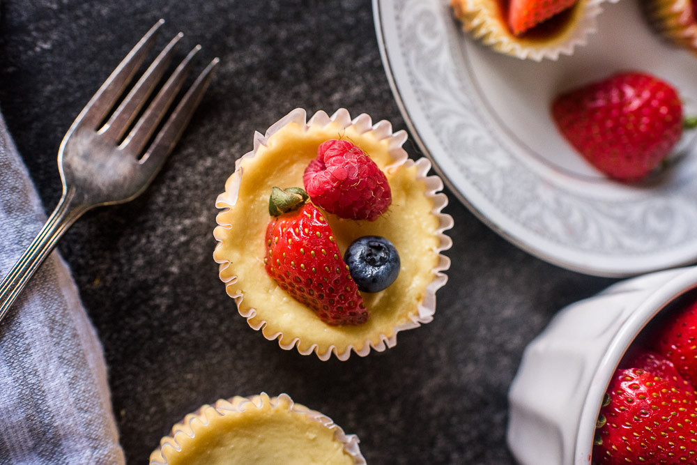 These easy mini cheesecakes are full of flavor and always a favorite!