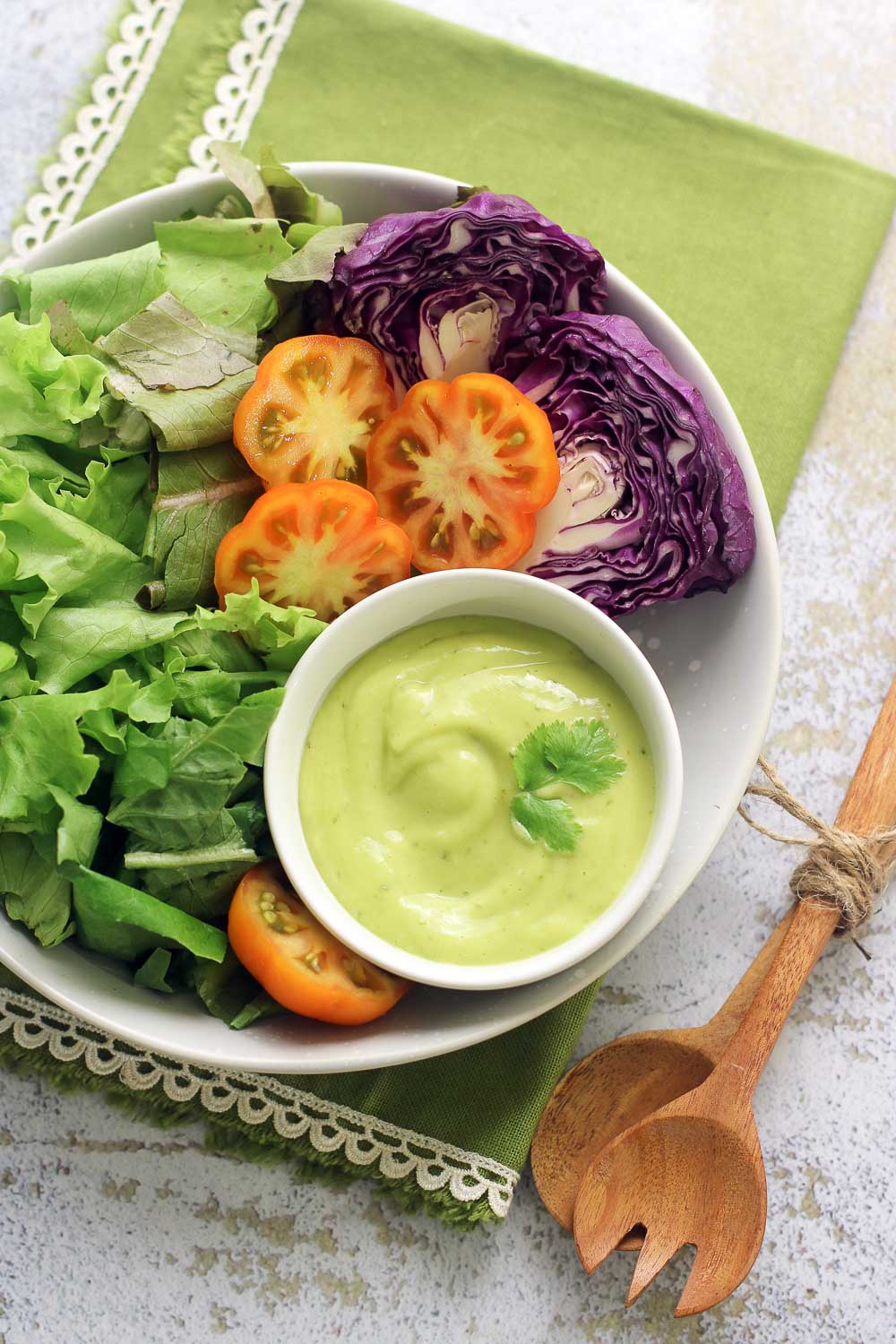 This easy avocado cilantro dressing is healthy, nutritious, and ready in a flash. Best of all, it is perfect for every diet!