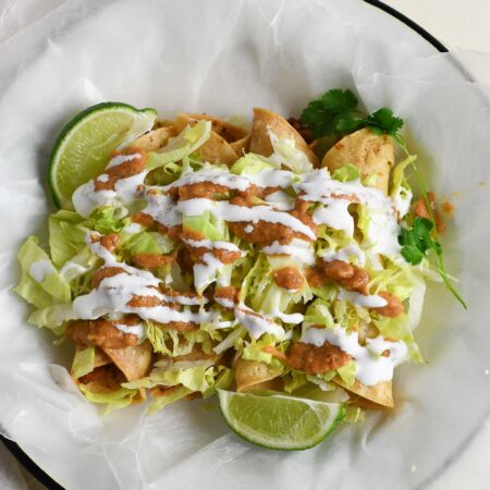 These Chicken and Potato Taquitos are crispy and satisfying!