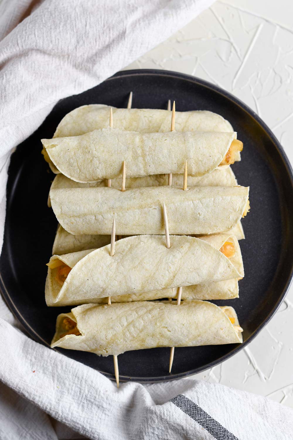 These chicken and potato taquitos are loaded with flavor and pack a bite so crisp. Super easy to make and always a hit.