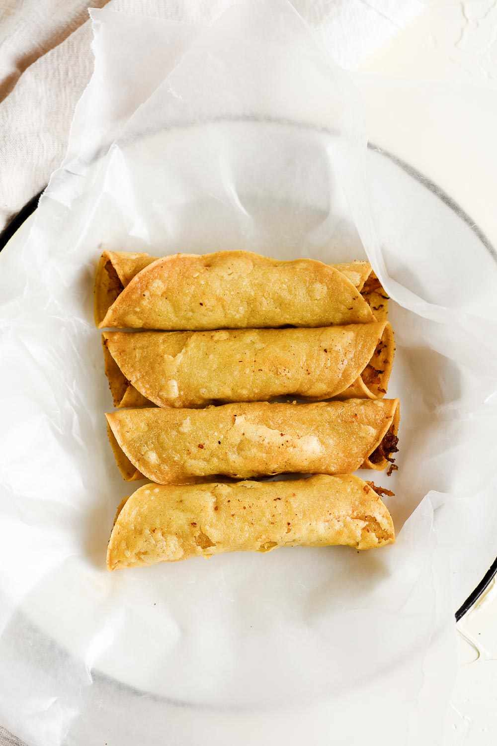 These Chicken and Potato Taquitos are crispy and satisfying!