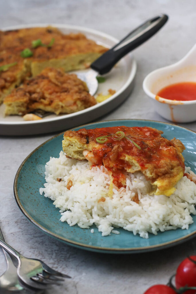 This keto, lowcarb egg foo young is so easy to make