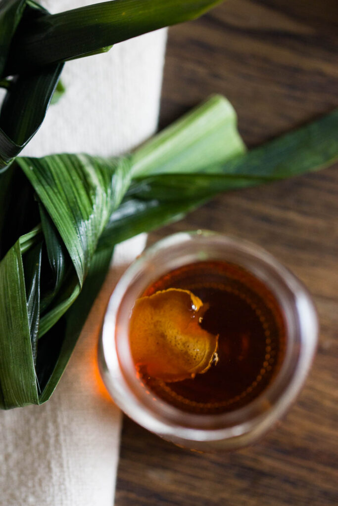 A soothing and comforting wedang jahe (Indonesian ginger tea) recipe