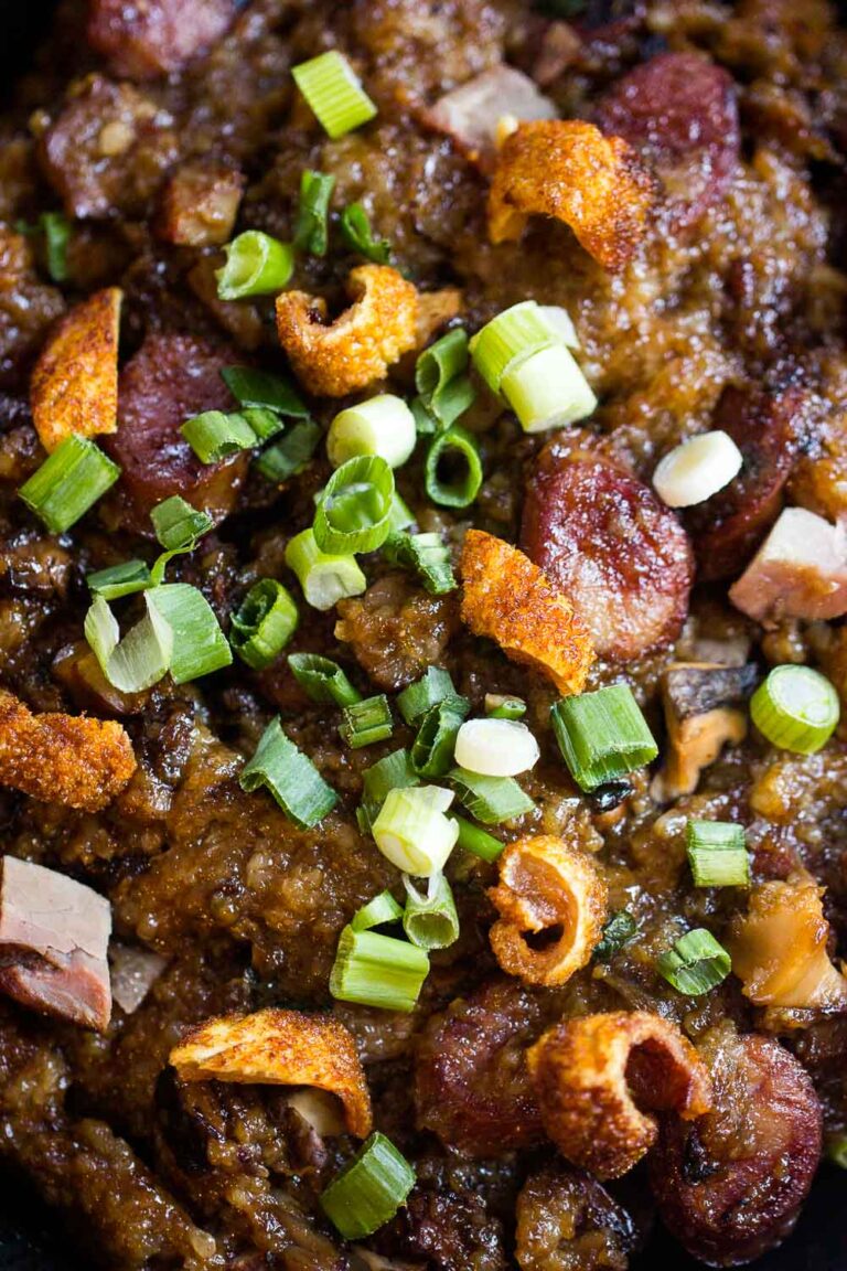This Chinese sticky rice stuffing is the ULTIMATE side dish