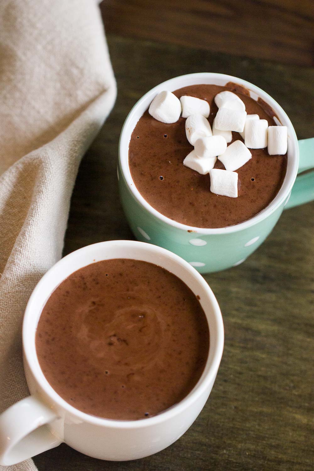 No matter where you live, you can easily make and enjoy this French hot chocolate within minutes. Forget the powders, the mixes, the annoying little clumps, this classic dark hot chocolate contains just 2 ingredients to create the perfect balance of creaminess.