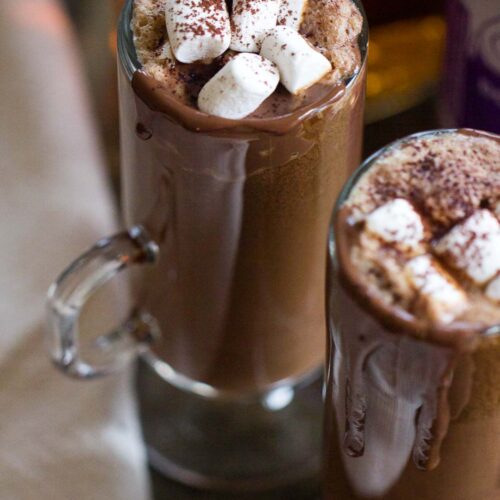 This chocolate stout beer hot chocolate is simply satisfying