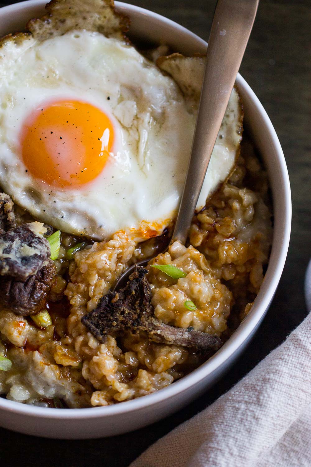 Slow Cooker Oatmeal (Chinese Style)