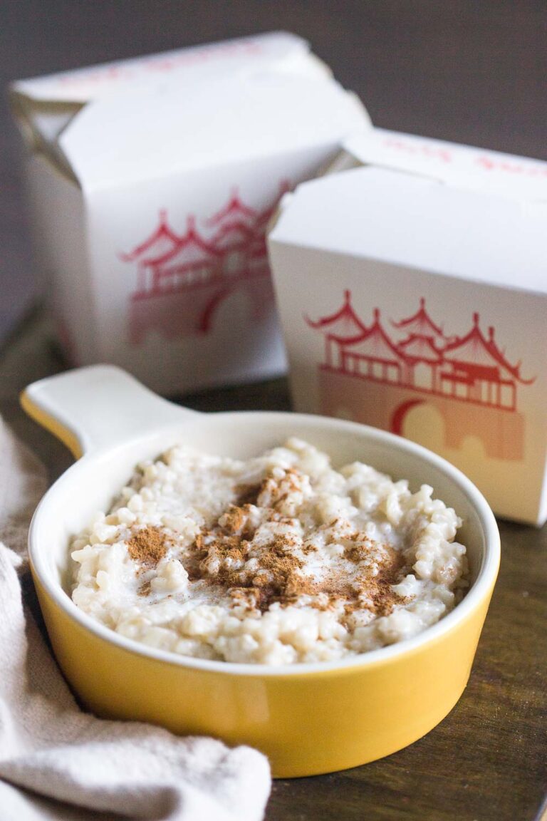 Easy Rice Pudding using leftover cooked rice is so creamy comforting