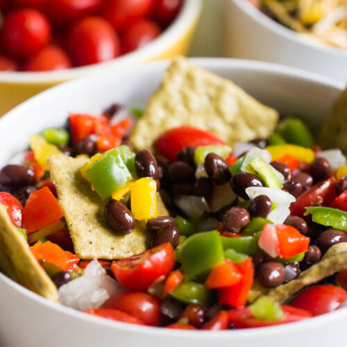 Super refreshing and simply delicious black bean salad