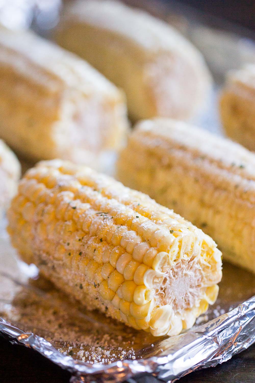 Air Fryer corn on the cob makes THE BEST snack, side, or appetizer. They can be ready in under 15 minutes, and they are dairy-free, gluten-free, and vegan. 
