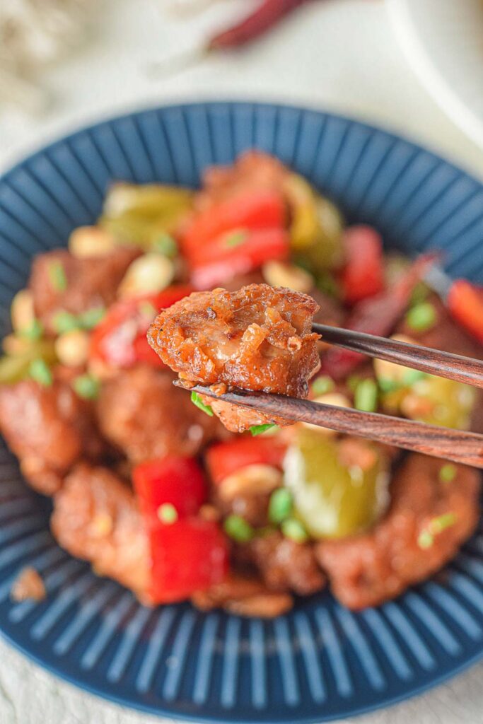 Send your taste buds on a journey with this kung pao chicken
