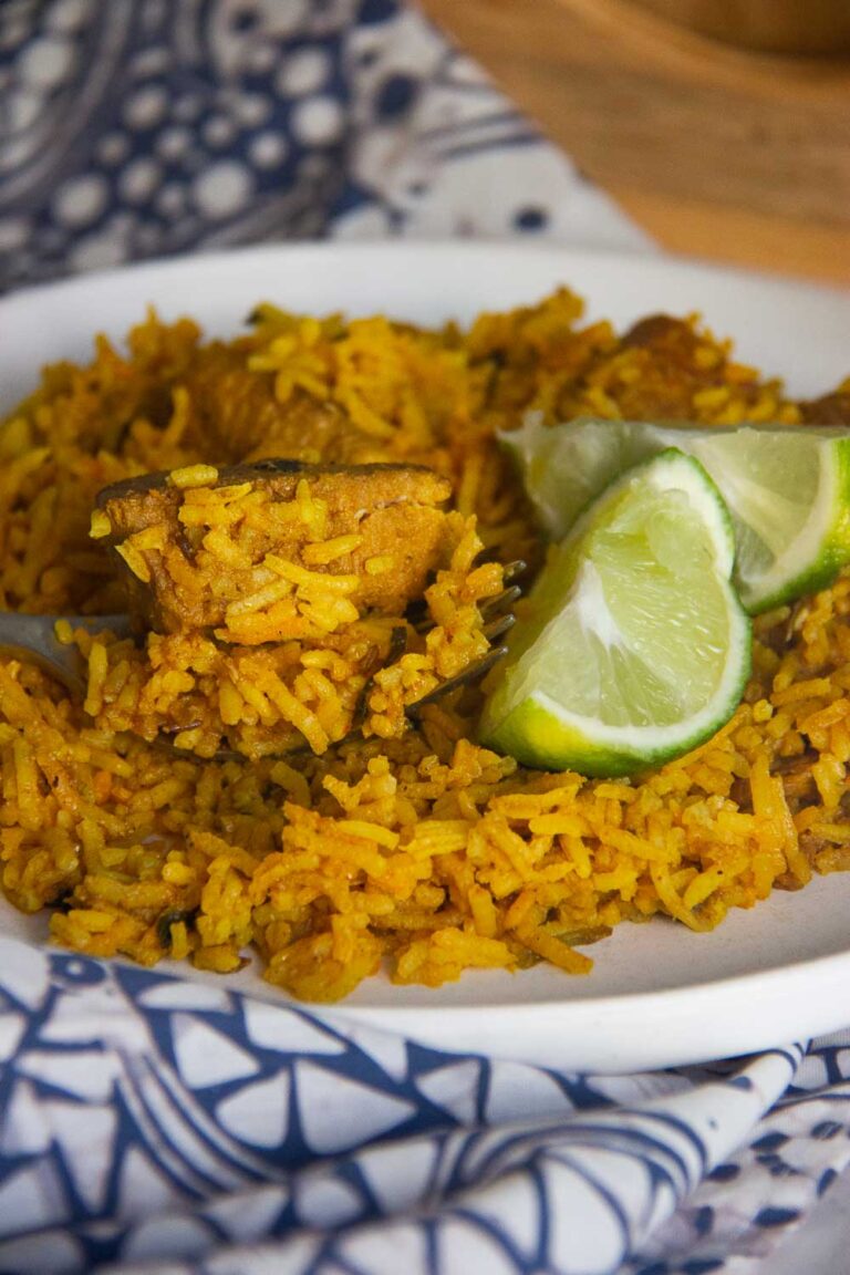 Quick and flavorful rice cooker chicken Biryani