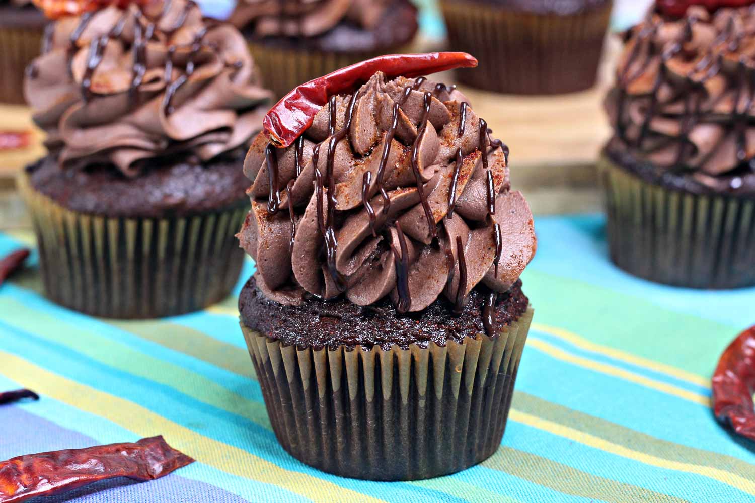 Take your love for cupcakes a little further by making these Spicy Chocolate Cupcakes. They are simple to make and so delicious to eat!