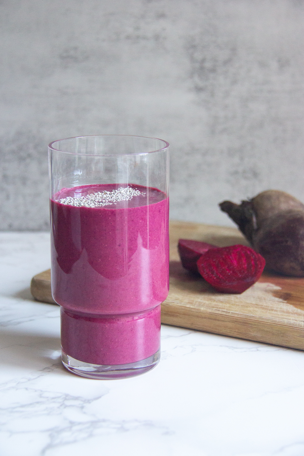 This red beet smoothie recipe is one of my favorites. If you think beets are boring, wait until you try this beet oat smoothie. It’s easy to sneak beets into your day without tasting too earthy.