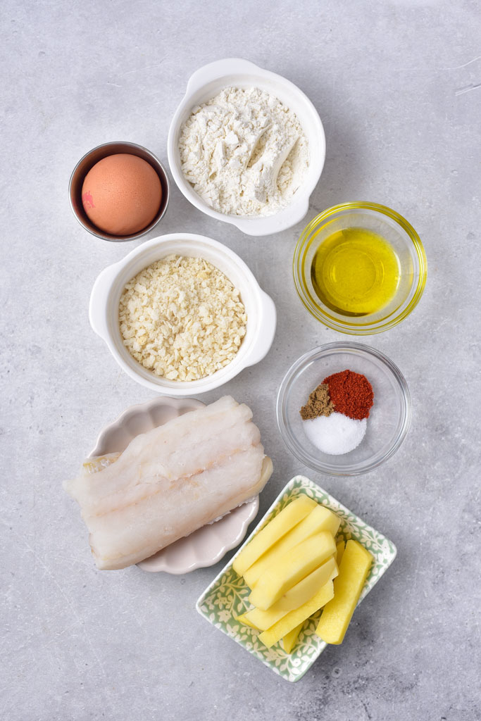 Golden fries and crunchy cod served pub-style but made in the air fryer