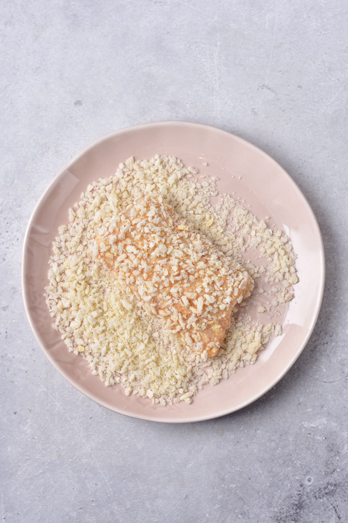 Golden fries and crunchy cod served pub-style but made in the air fryer