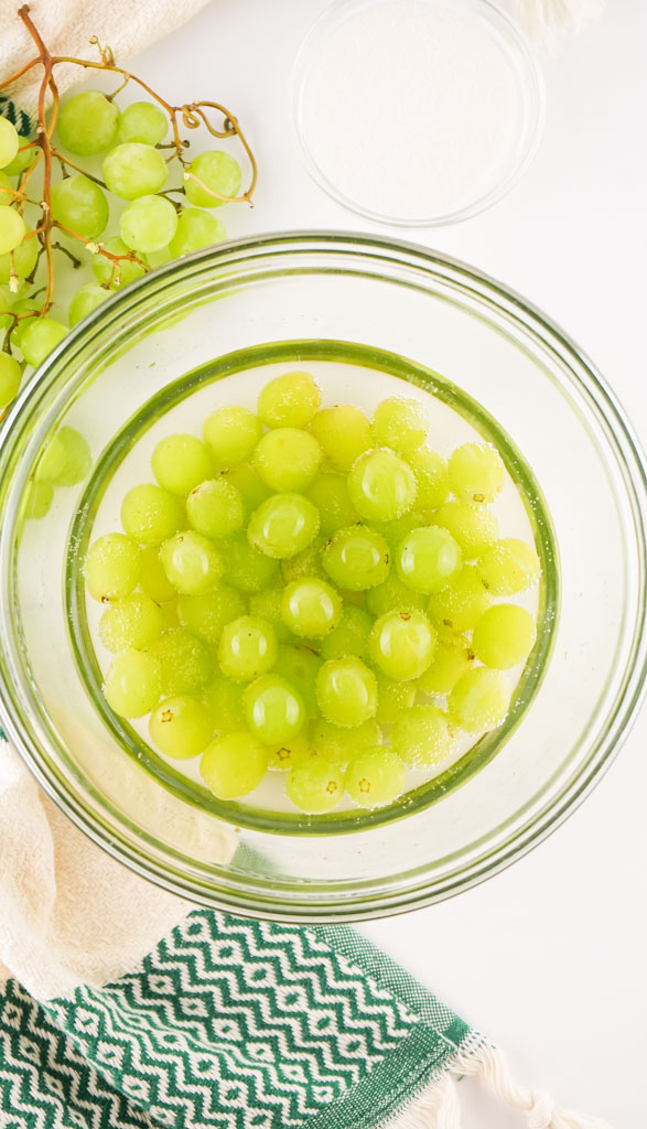 Sparkling, sweet, and elegant—Sugared Champagne Grapes are an easy party bite.