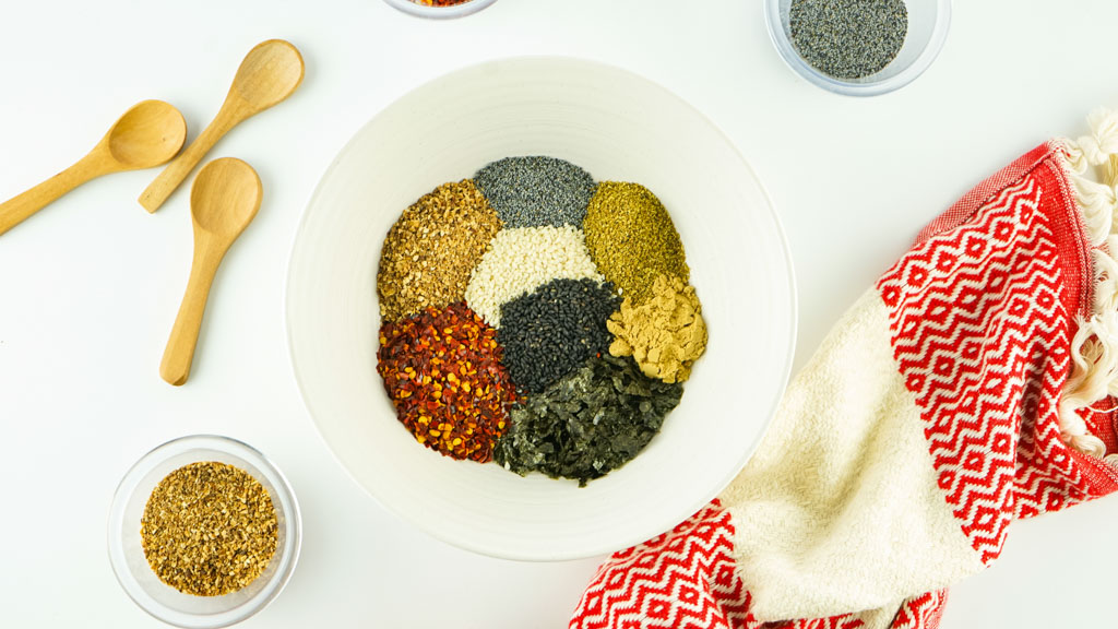 This sesame and seaweed seasoning is a simple DIY Japanese spice mix that works as a furikake substitute.