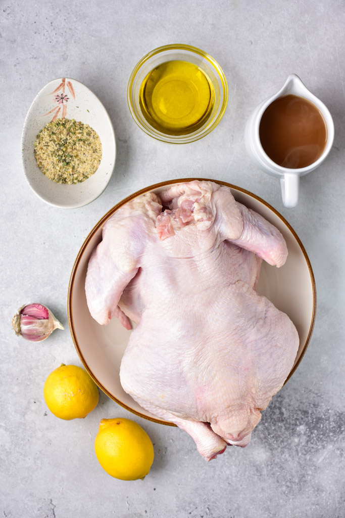 Juicy, tender Instant Pot whole chicken ready in under an hour — easy spices, lemon-garlic stuffing, oven crisp finish. Includes healthier swaps, high-protein ideas, and estimated macros.